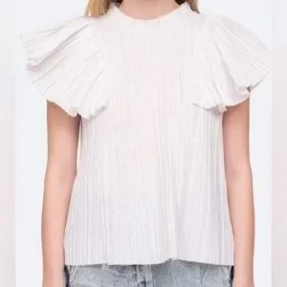 NWT Sea Bailey Ruffles Top Size M